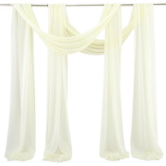 Backdrop Tulle Durable Easy To Hang Vibrant Color Graceful Wedding Drapery Arch Draping Swag Supply