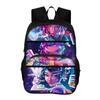 Kpop Demon Hunters Printed Oxford Backpack With Breathable Design For School Students