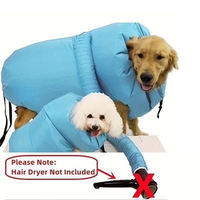 Portable Pet Drying Bag Folding Dog Hair Dryer Box Blow Bag Pet Grooming Dry Bag Dog Blowing Cat Bathing Pet Hair Drying Clothes