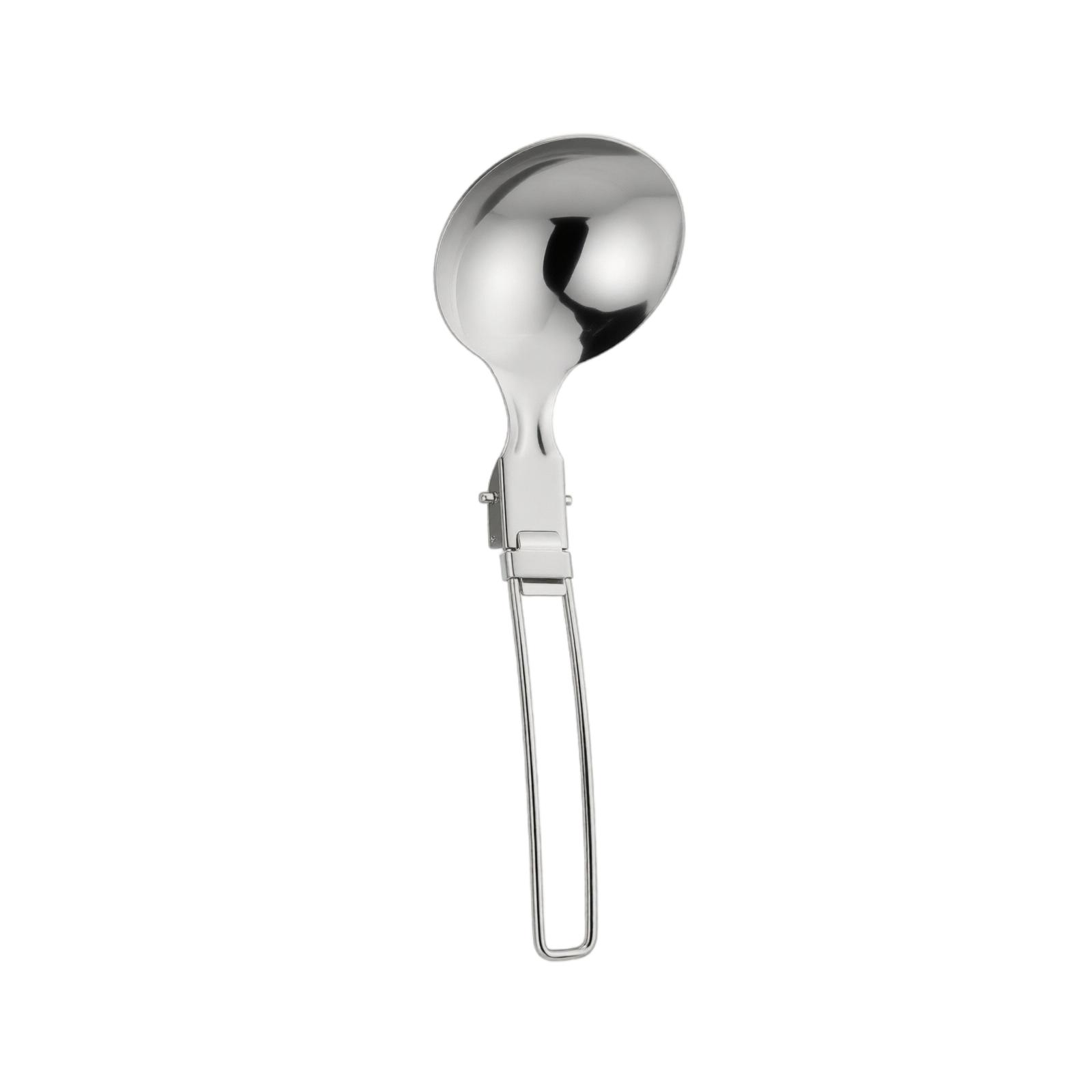 304 Stainless Folding Soup Portable Outdoor Utensil one size