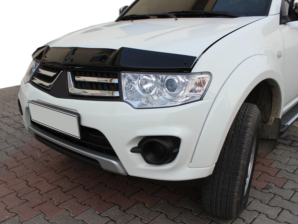 

Дефлектор капота (EuroCap) для Mitsubishi L200 2006-2015 рр.