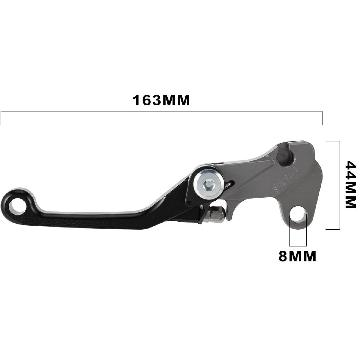 

Motorcycle Clutch Brake Foldable CNC Pivot Folding Levers Set for TTR110 TTR 110 2025 2024 2015-2025 Dirt Pit Bike Blue