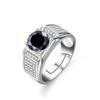 6.5mm 925 Sterling Silver Minimalist Moissanite Men Ring Luxury Wedding Band D VVS1 High End Fine Jewelry