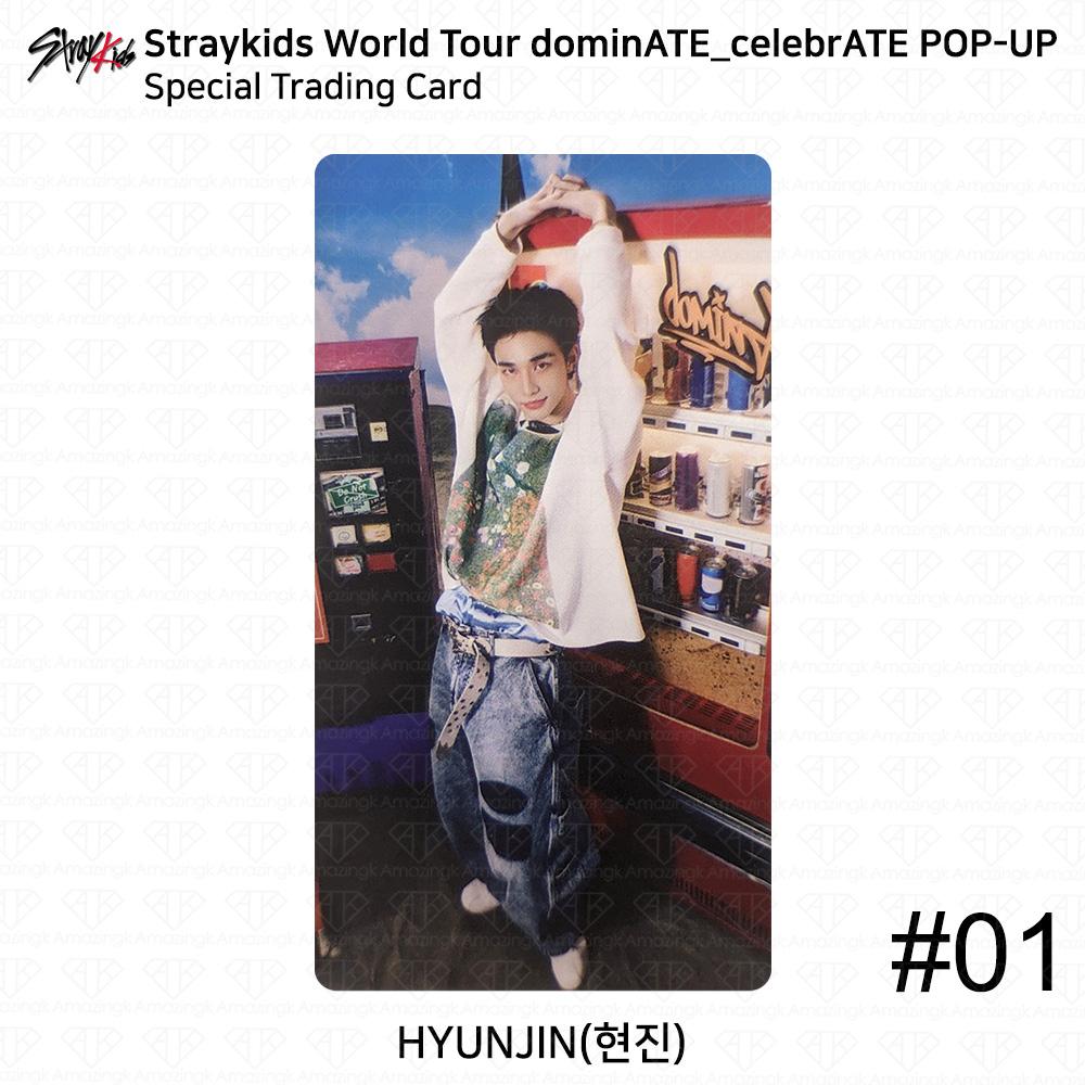 

Stray Kids Мировой тур DominATE CelebrATE POP-UP Специальная торговая карта KPOP K-POP Hyunjin #1