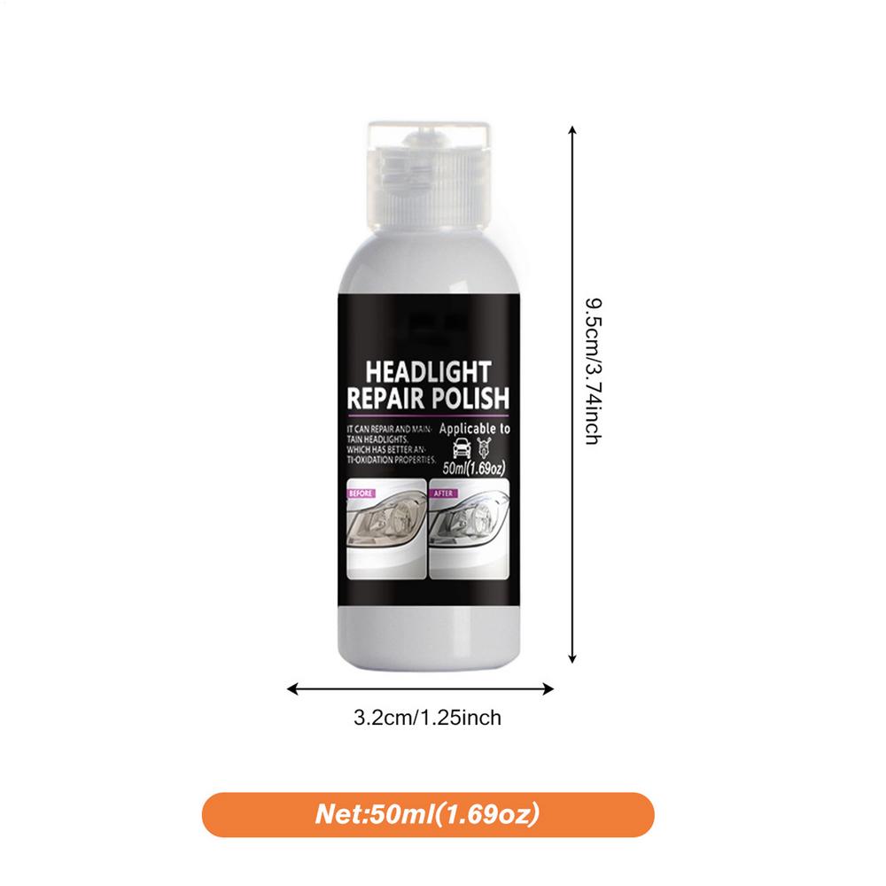 

Headlight Cleaner Clean Headlights Restoration Kit Polish Automotive Glass Dull Shine Protect Vehicle Repair Fog Haze Motorcycle