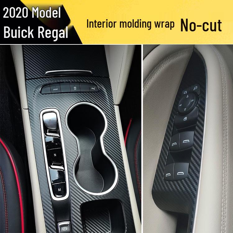 Buick Regal 2020-21 GS Center Console Carbon Fiber Shifter Wrap Interior Sticker