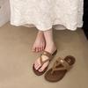 Flip-flops Women's New Summer Wear Fashionable Versatile Flat-bottomed Cool Slippers Trendy Beach Shoes