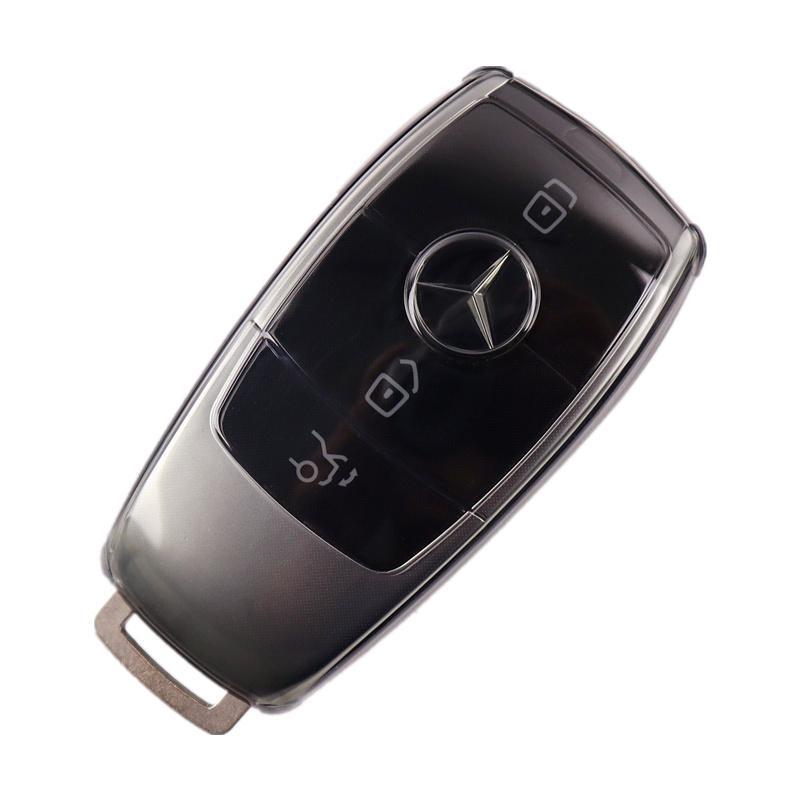 Custodia Chiave Trasparente Ultra-Sottile per Mercedes-Benz E300L, GLC260L, A200L, GLB, GLE350 e Classe CLS