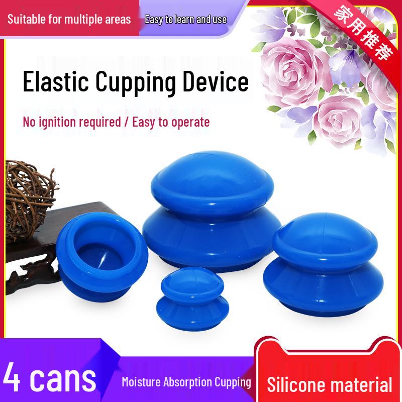 Enhanced Silicone Gourd Cupping Device for Deep Tissue Massage and Moisture Absorption