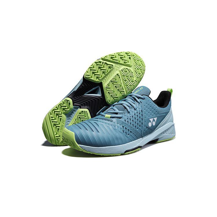 YONEX Power Cushion Sonicage 3 Breathable Comfortable Low-Top Tennis Shoes Unisex Sneaker Smoky-Blue SHTS3WACEX-376