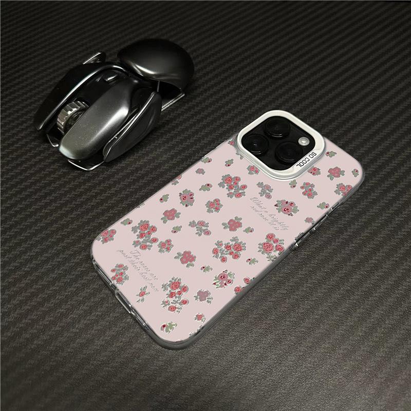 Applicable to Apple 11promax mobile phone case, new iphone11 advanced sense 11pro pink floral 11 beautiful 1