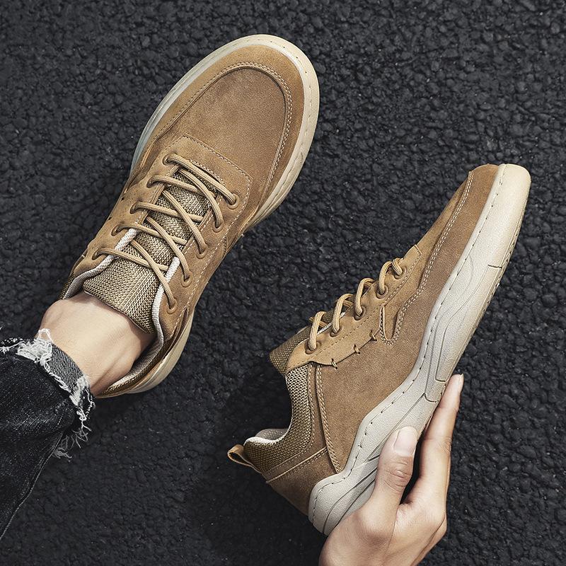 2022 Newest Spring And Autumn Men'S Casual Sports Shoes Men'S Lace-Up Flat-Bottomed Outdoor Casual Sports Shoes Size 39-44