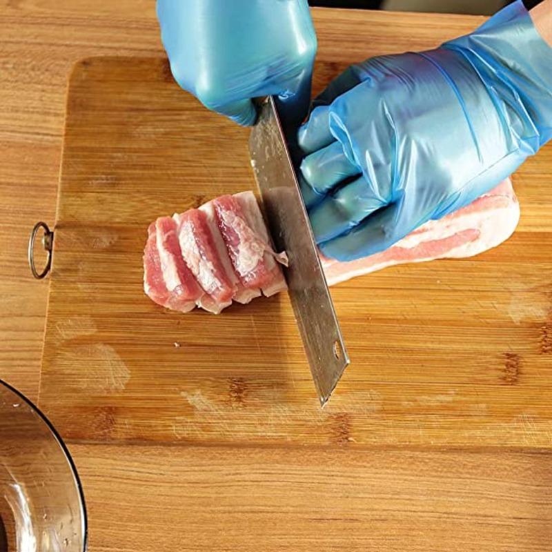 5 Pairs of Disposable TPE Latex Free Plastic Gloves - S M L XL