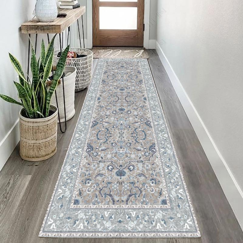 Bohemian Corridor Carpet el Passageway Anti-slip Floor Mat Washable and Durable Kitchen Stair Carpet Home Decoration