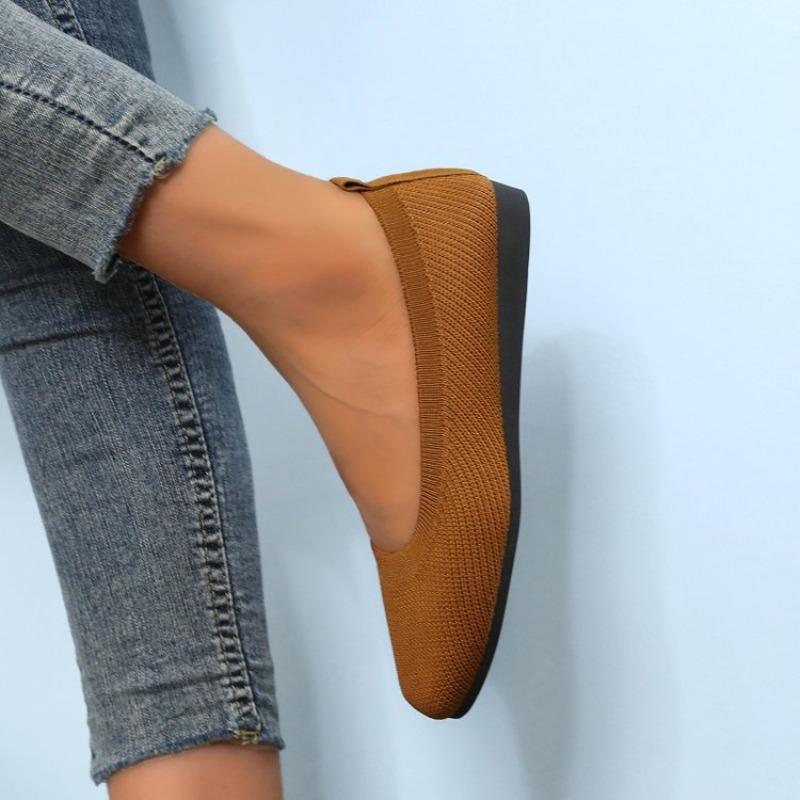 Dámské nadměrné mokasíny s kulatou špičkou, nazouvací, ploché, ležérní, pohodlné boty