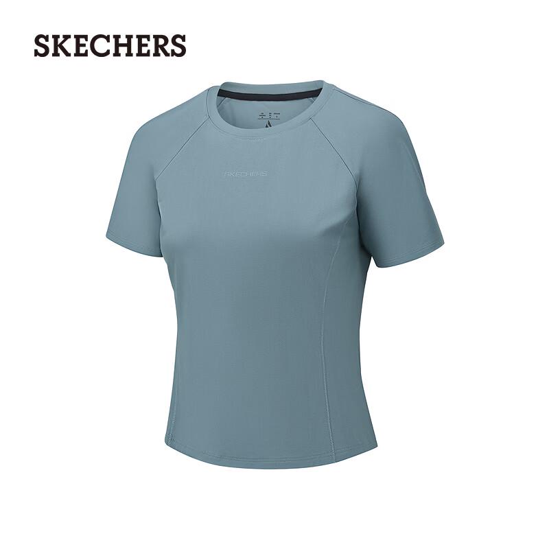 Skechers Women s Casual Knit Short Sleeve T-Shirt P226W016 L