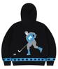 MAHAGRID Hockey Knit Zip-Up Hoodie Black(Mg2Efmk693A)