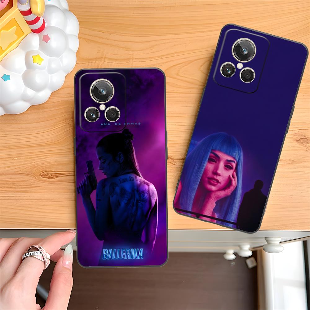 Ana de Armas Matte TPU Mobile Phone Case for Realme GT 8 Neo Pro C75 73 71 C67 65 C55 53 C35 31 C20 15 Colorful Cover