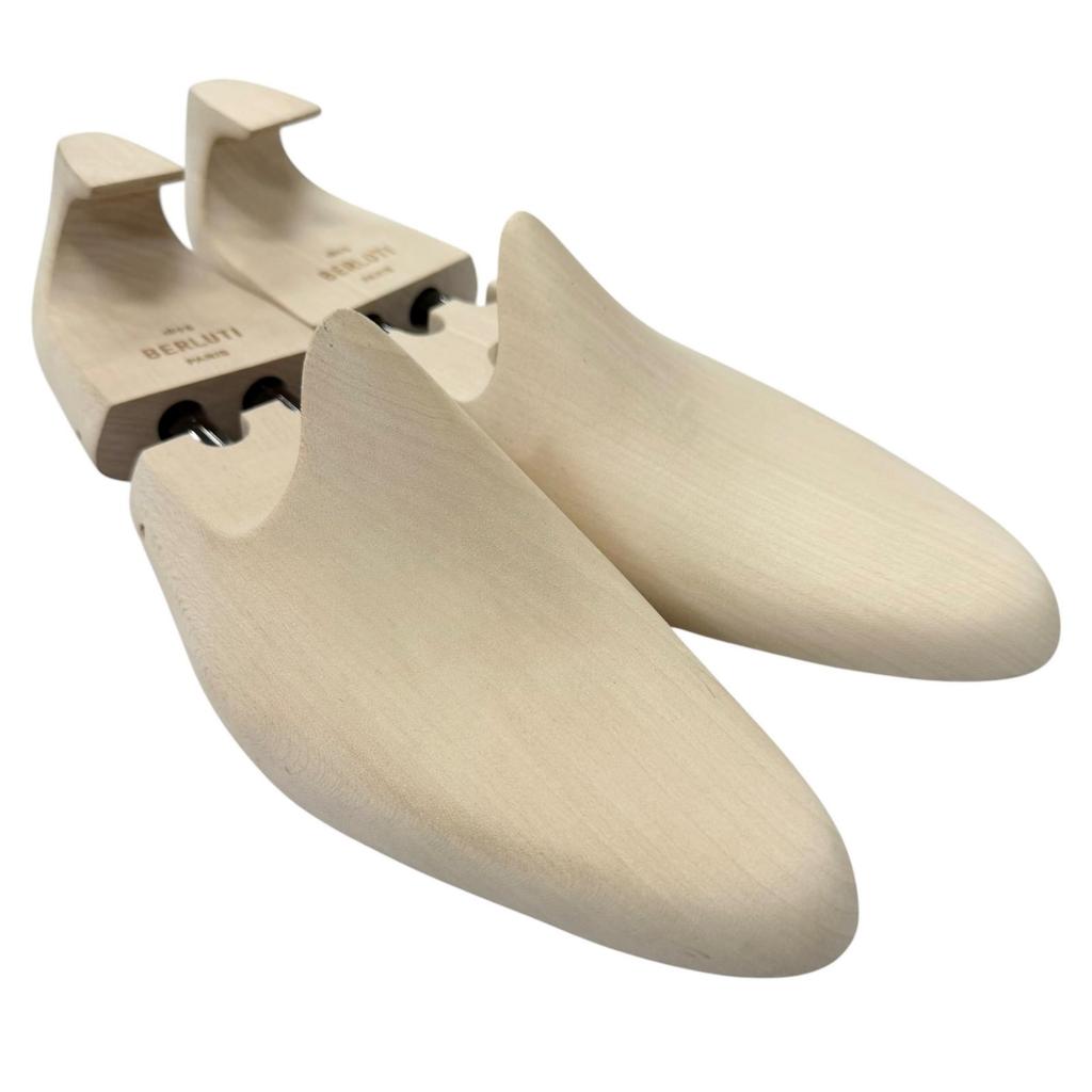 Excellent BERLUTI Shoe tree wooden natural Wood mens 6 Used