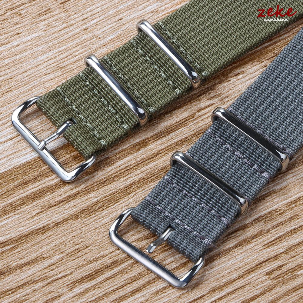 Premium Ribbed Nylon Watch Band 18mm 20mm 22mm for Omega Comfortable Watch Straps Loop Military Washable Blet for Men Watchbands