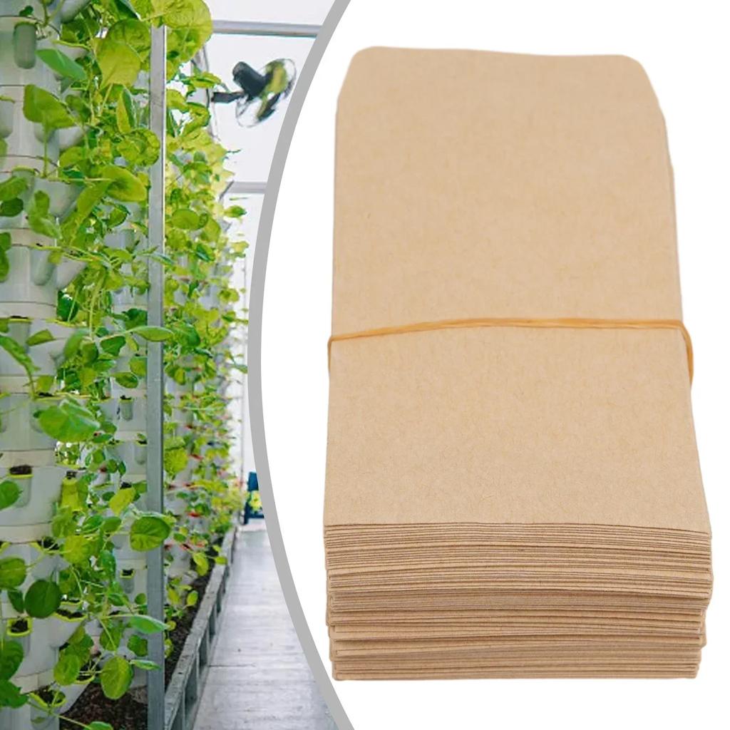 "100 Stück Braune Kraftpapier-Umschläge | Mini-Münztüten für kleine Gegenstände | Personalisieren mit Stempeln und Aufklebern"