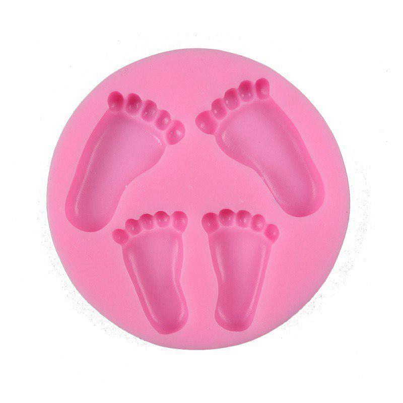 Silicone Mold Footprint Shape DIY Cake Fondant Molds Chocolate Pastry Accessories Decorating Tools