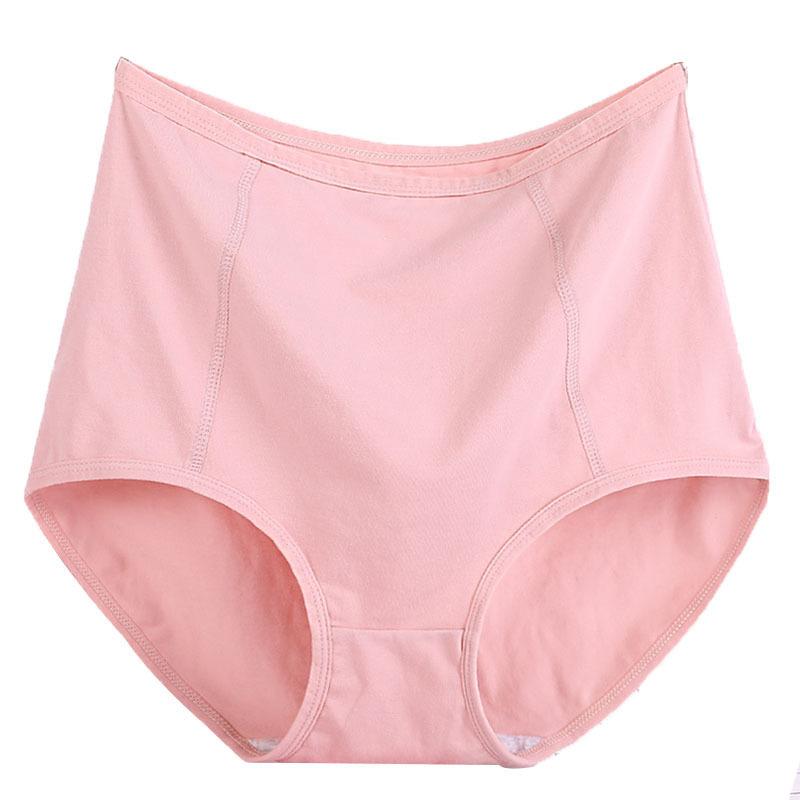 Middle Aged Women's Panties Pure Cotton High Waisted Triangle Women’s Panties