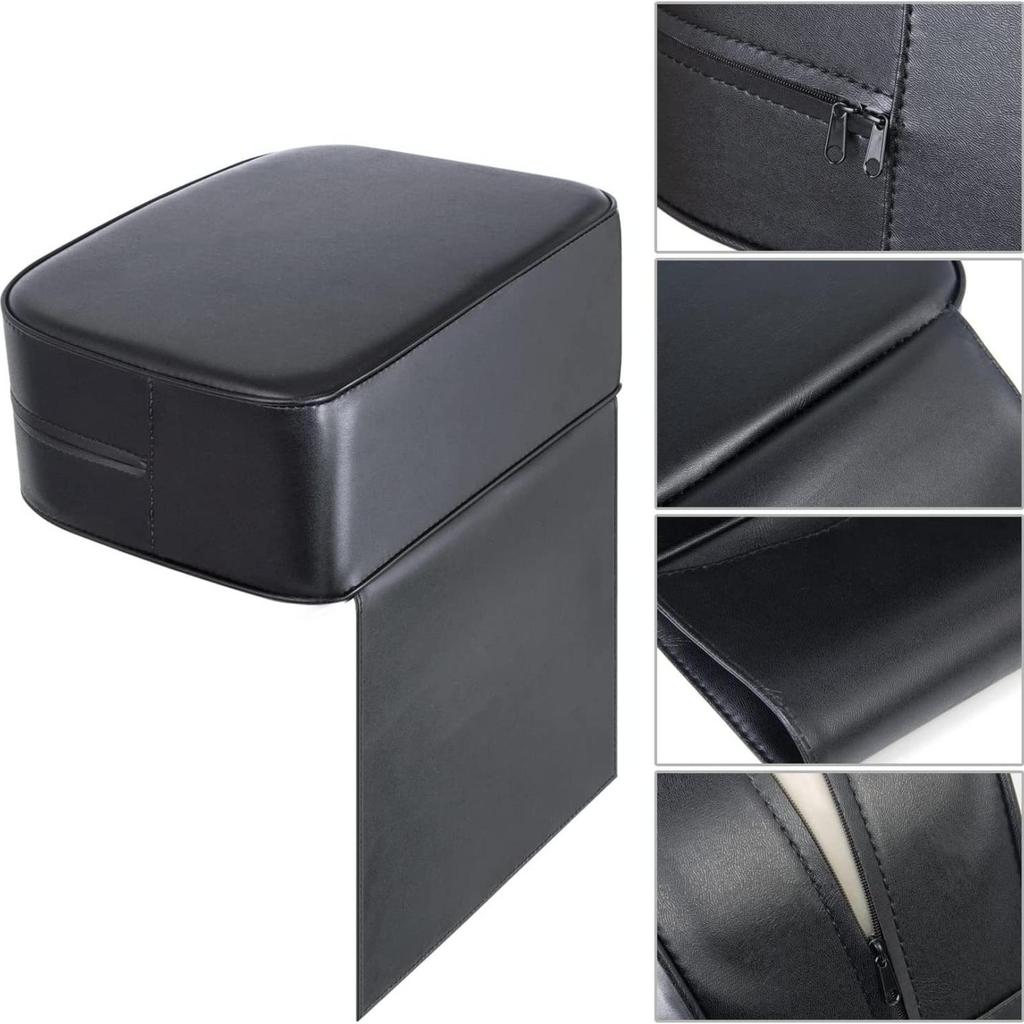 Barbers Chair Booster Seat LeatherLike Salon Cushion Easy to Wipeable