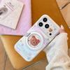 Cute Bear Magnetic Mount Phone Case for iPhone 16, iPhone 17, and iPhone 17 Pro Max