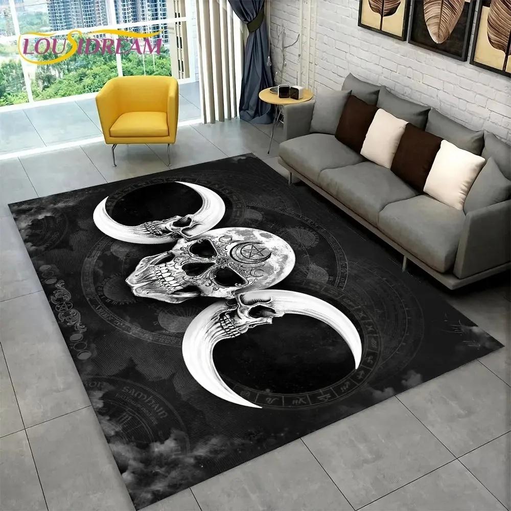 Ouija Tarot Witchcraft Gothic Mystical Carpet Living Room Bedroom Sofa Doormat Rug Non-slip Large Area Floor Mat Home Decoration