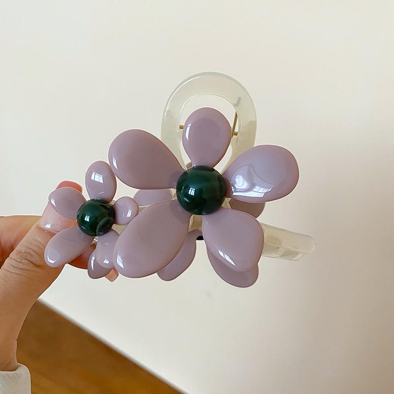 Holiday wind egg flower other side flower grab clip sweet girl bangs side hairpin bohemian hair accessories