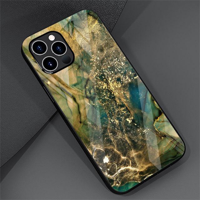

Стеклянный чехол с мраморным узором 1 для Apple iPhone 13 Pro 11 14 12 7 8 Plus SE 2022 XR X XS Max 6 6S закаленный чехол для телефона iPhone 14 Pro Max