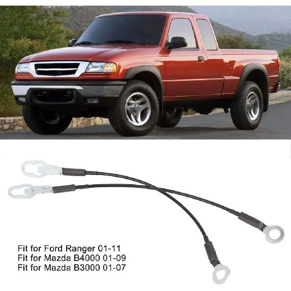 Tailgate Cables, Pickup Truck Rear Tailgate Liftgate Tail Gate Cables Fit for 01-11 F37Z9943052A