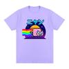 Maglietta Unisex Divertente Meme Gatto Kawaii Nyan Abbigliamento Donna Moda Casual Magliette in Cotone Harajuku Girocollo Maniche Corte T-Shirt