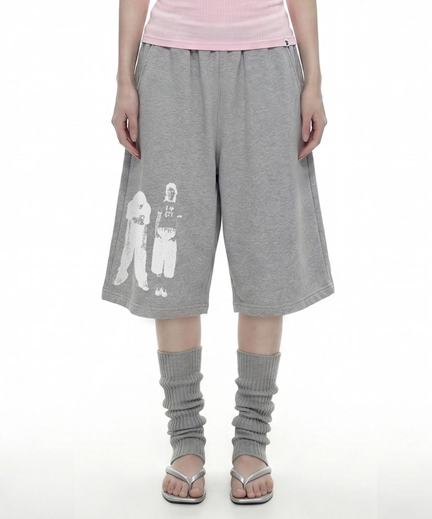 GRAVER [Unisex] Star 3 Bermuda Shorts_3Color