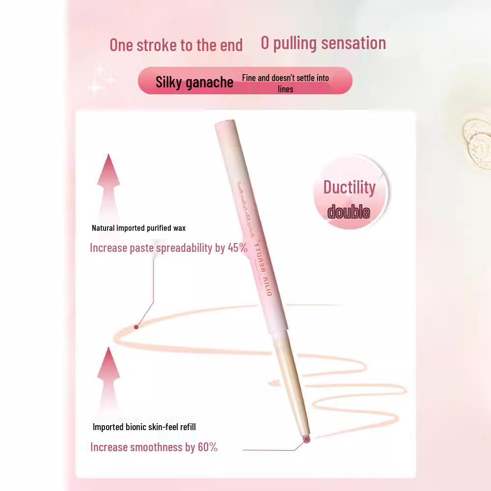 DIJIA Under-eye Bag Highlight & Matte Shadow Gel Pencil Eyeliner and Lip Liner Pen