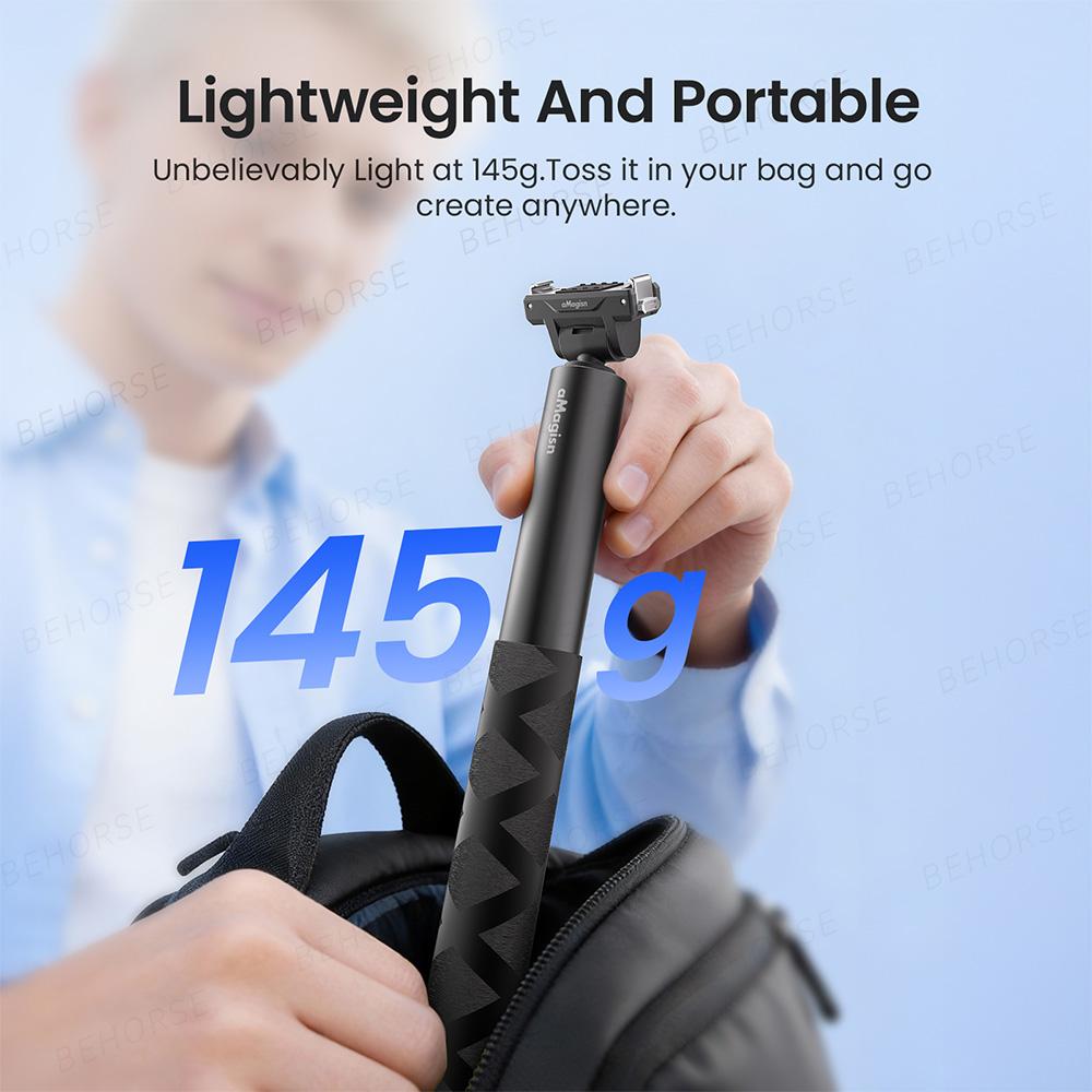 Magnetic Quick-Release Selfie Stick For DJI OSMO 360 1.2M Adjustable Tripod For DJI Osmo 360/Action 5 Pro/4/3 Camera Accessories