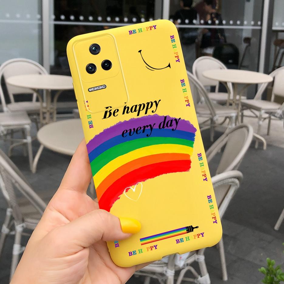 Für Xiaomi Poco F4 Hülle Buntes Kunstmuster Rückseite Für Xiaomi Poco F4 GT PocoF4 Handyhülle 6,67'' Weiches Silikon Fundas Capa