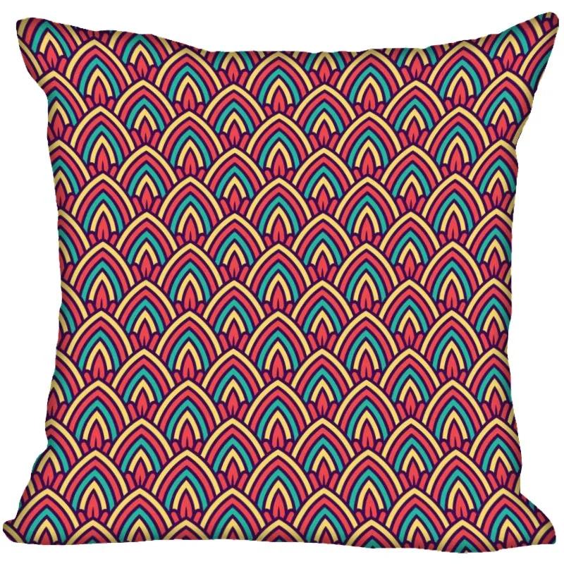 Invisible Zipper Throw Pillowcase Famous Art Floral Home Decor Satin