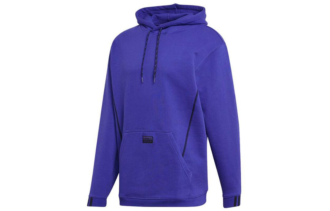 Adidas Originals RYV Sweatshirts Men s Purple Hooded Moderate Regular GD9329 M