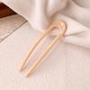 1Pc U-shaped Minimalist Hairpin Fashion Hair Sticks Women's Plastic Women Headwear Accessories