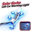 Solar Powered Gecko LED Light Gecko Shape Car Signal Lamp New Solar Warning Light  Driving Warning