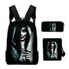 Trendy Popular Jeff The Killer 3D Print 3pcs/Set pupil School Bags Laptop Daypack Backpack Inclined shoulder bag Pencil Case