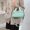 Gift Casual Canvas Crossbody Bag Multi-Purpose Solid Color Zipper Nylon Shoulder Bags Lightweight Tote Bags Women