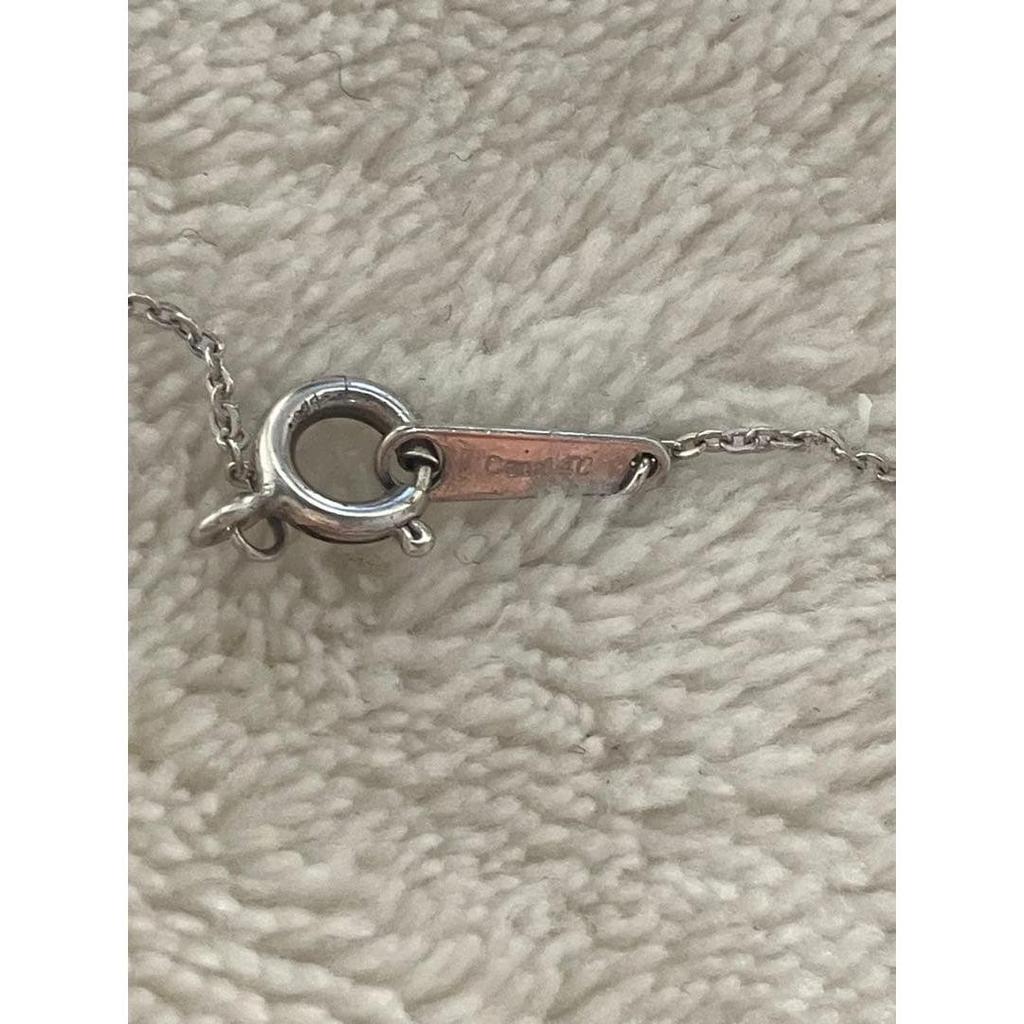 Used Canal 4 Heart Motif Necklace Silver