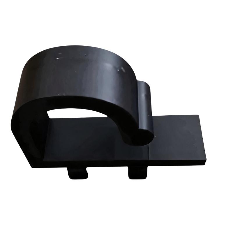 Kitchen Sink Hose Support Rack Black Guide Rest with Flat Base for Wash Area Storage Point, Utility Sink Hose Routing Use, Single Piece