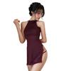 Sex Underwear Sexy Backless Temptation Neck Slim Empty Nightgown Pure Desire Uniform Suit
