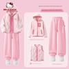 Melody Clothes for Girls, Fleece-Lined Suit, Children's Winter Clothing Three-Piece Set, School Uniform, Magical Warm Winter Clothes for Girls