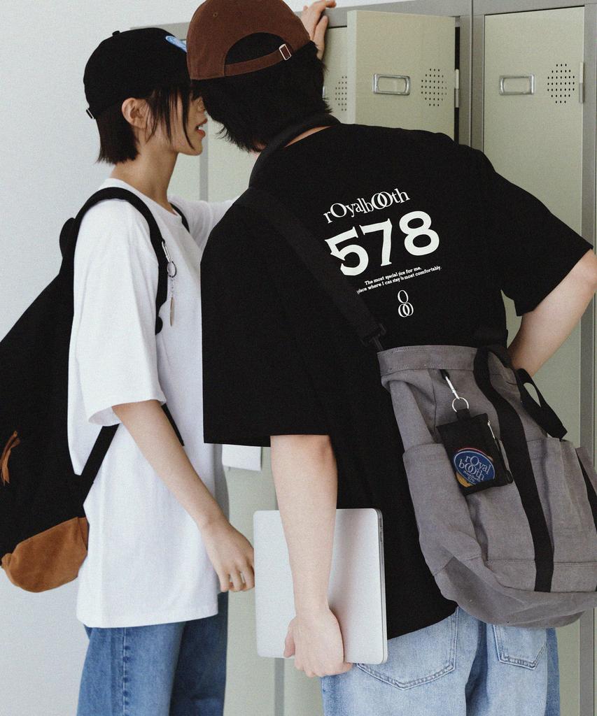 Loyalbuseu Royal Number 578 Short Sleeve T-Shirt [Black]