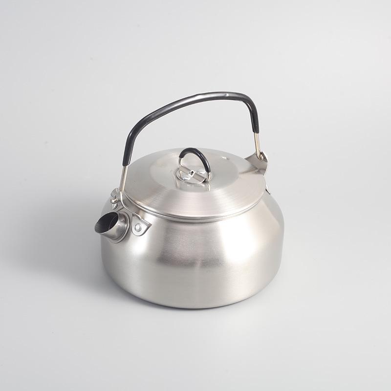 Portable Outdoor 304 Stainless Steel Camping Kettle and Coffee Pot